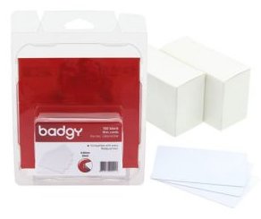 Evolis Badgy - Polyvinylchlorid (PVC) - 20 mil - weiß