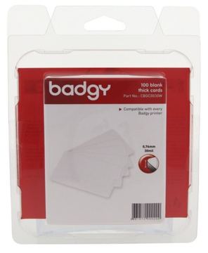 Evolis Badgy - Polyvinylchlorid (PVC) - 30 mil - weiß von LumaTech