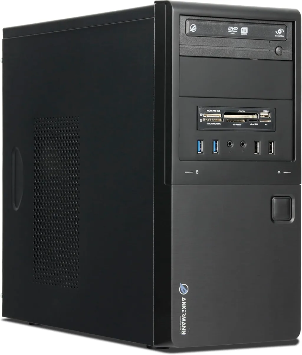 Ankermann Ankermann Linux Pro i7 | Intel Core i7-6700 | 16GB RAM | 1TB NVMe SSD | Zorin OS | WLAN | Maus & Tastatur | OnlyOffice