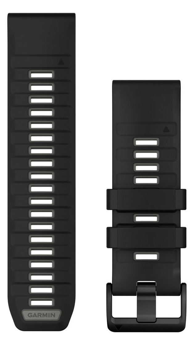 Garmin QuickFit-Armband Silikon Schwarz/Kieselgrau