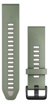 Garmin QuickFit-Armband Silikon Weidengruen/Nebelgrau von LumaTech