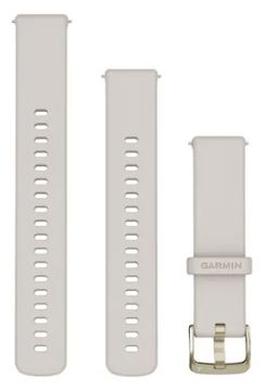 Garmin Schnellwechsel Ersatzarmband 110-175mm Silikon ivory/soft gold von LumaTech