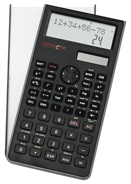 Genie 12071 - Tasche - Finanzrechner - 10 Ziffern - 2 Zeilen - Akku - Schwarz von LumaTech