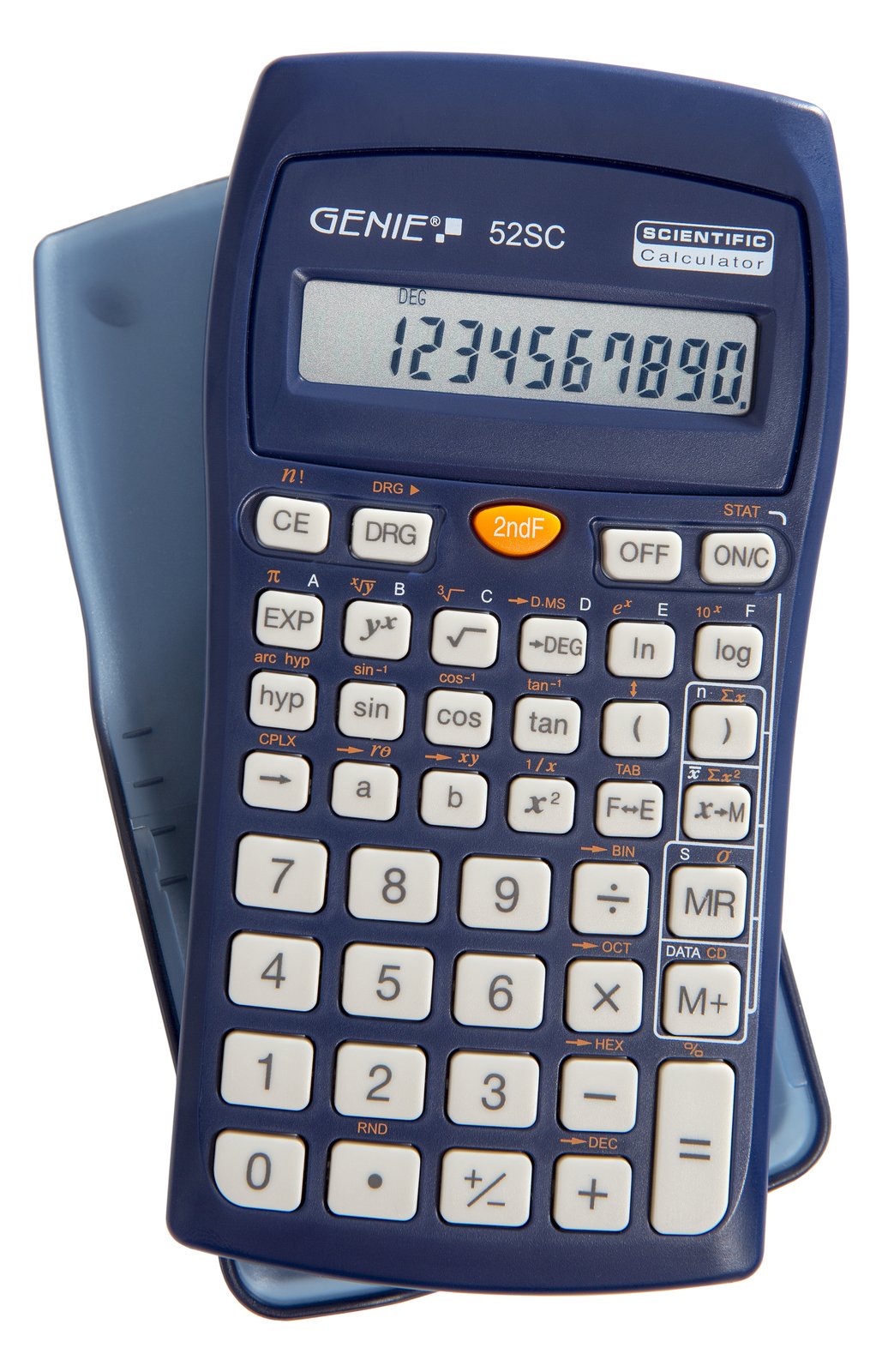 Genie 52 SC - Tasche - Wissenschaftlicher Taschenrechner - 10 Ziffern - 1 Zeilen - Akku - Navy