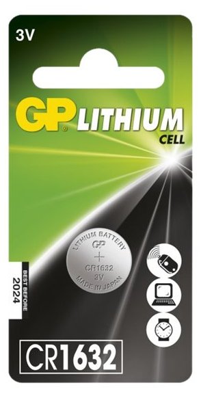 Gold Peak Industries GP - Batterie CR1632 - Li von LumaTech