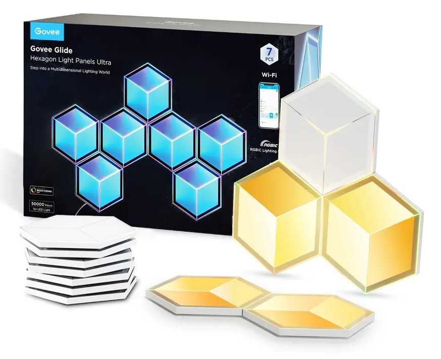 Govee Panelleuchte Glide Hexa Ultra 10er RGBIC