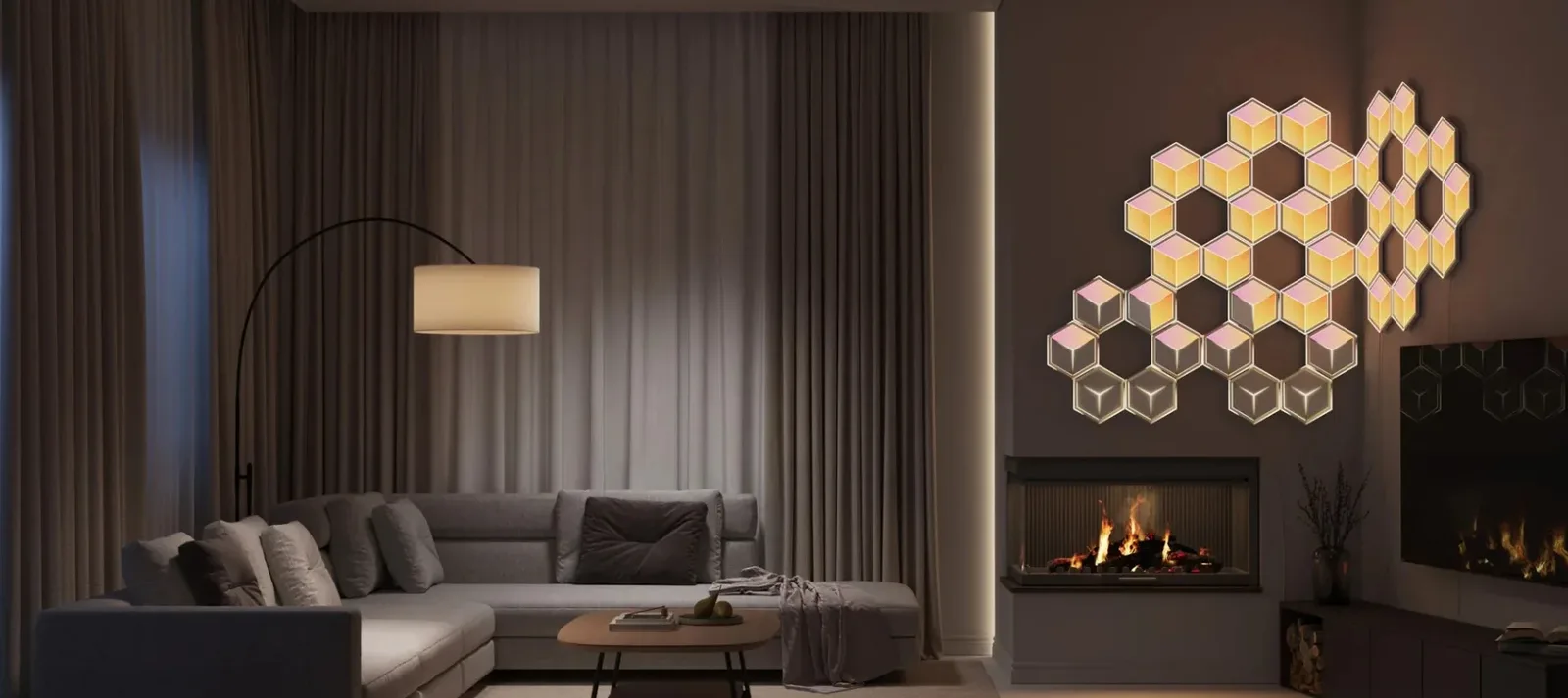 Govee Panelleuchte Glide Hexa Ultra 10er RGBIC, Ansicht 2
