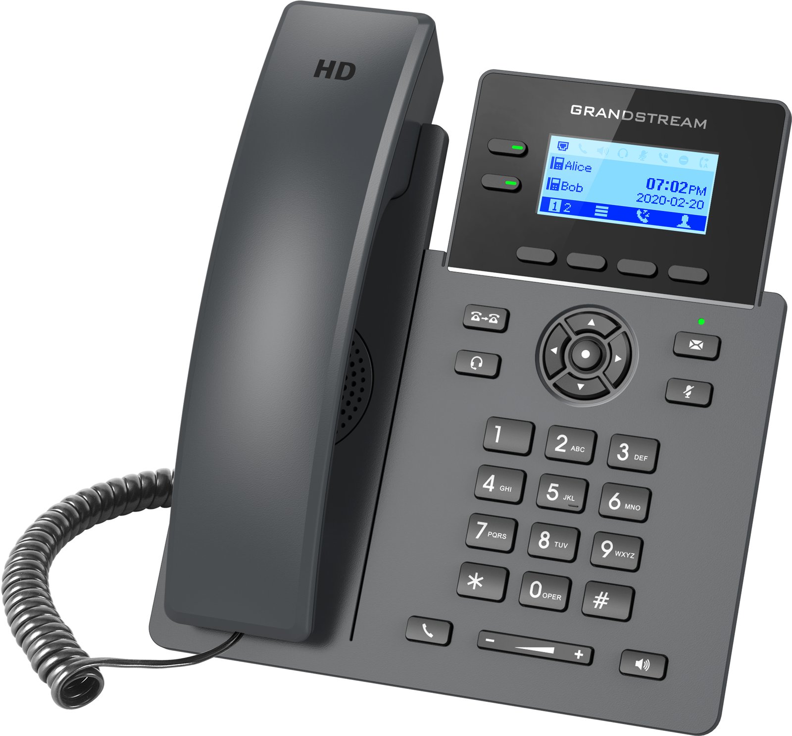 Grandstream GRP2602 - VoIP-Telefon - fünfwegig Anruffunktion