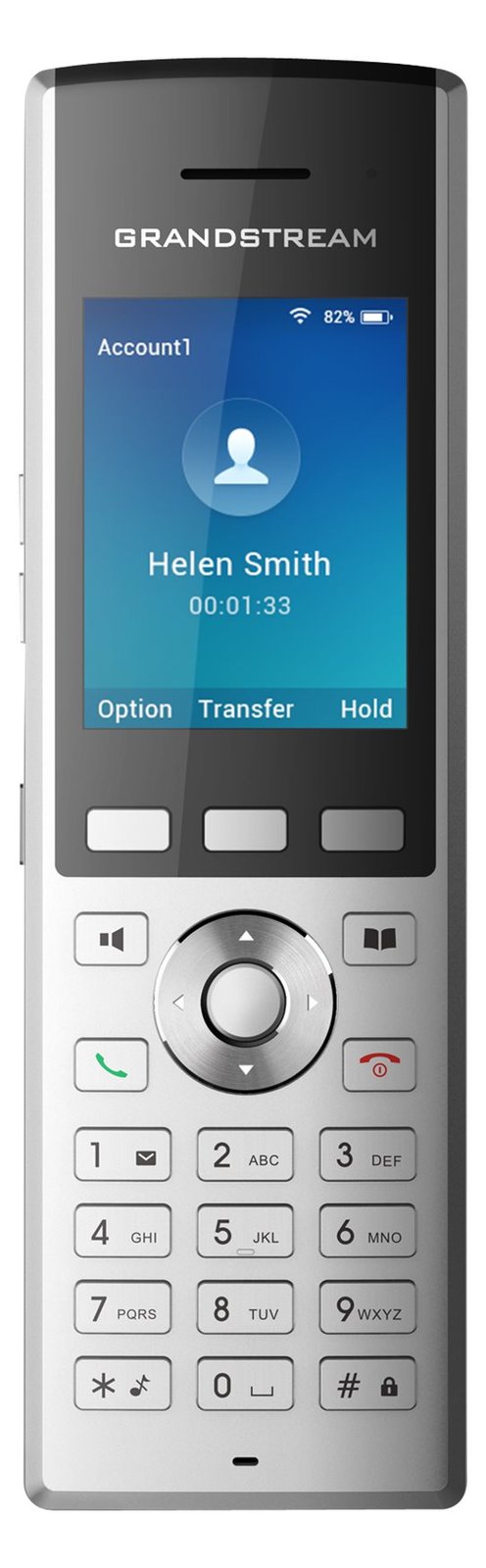 Grandstream WP820 - VoIP-Telefon - mit Bluetooth-Schnittstelle - IEEE 802.11a/b/g/n (Wi-Fi)