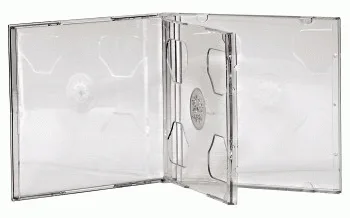 Hama Behälter CD-Aufbewahrung - Kapazität: 2 CD - durchsichtig (Packung mit 5), Ansicht 3