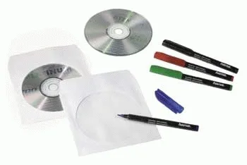 Hama CD-ROM Paper Sleeves - CD-Hülle - weiß (Packung mit 100), Ansicht 2