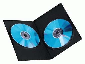Hama DVD-ROM Slim Double Box - Slim Jewel Case für Speicher-DVD - Kapazität: 2 DVD - Schwarz (Packung mit 10), Ansicht 2