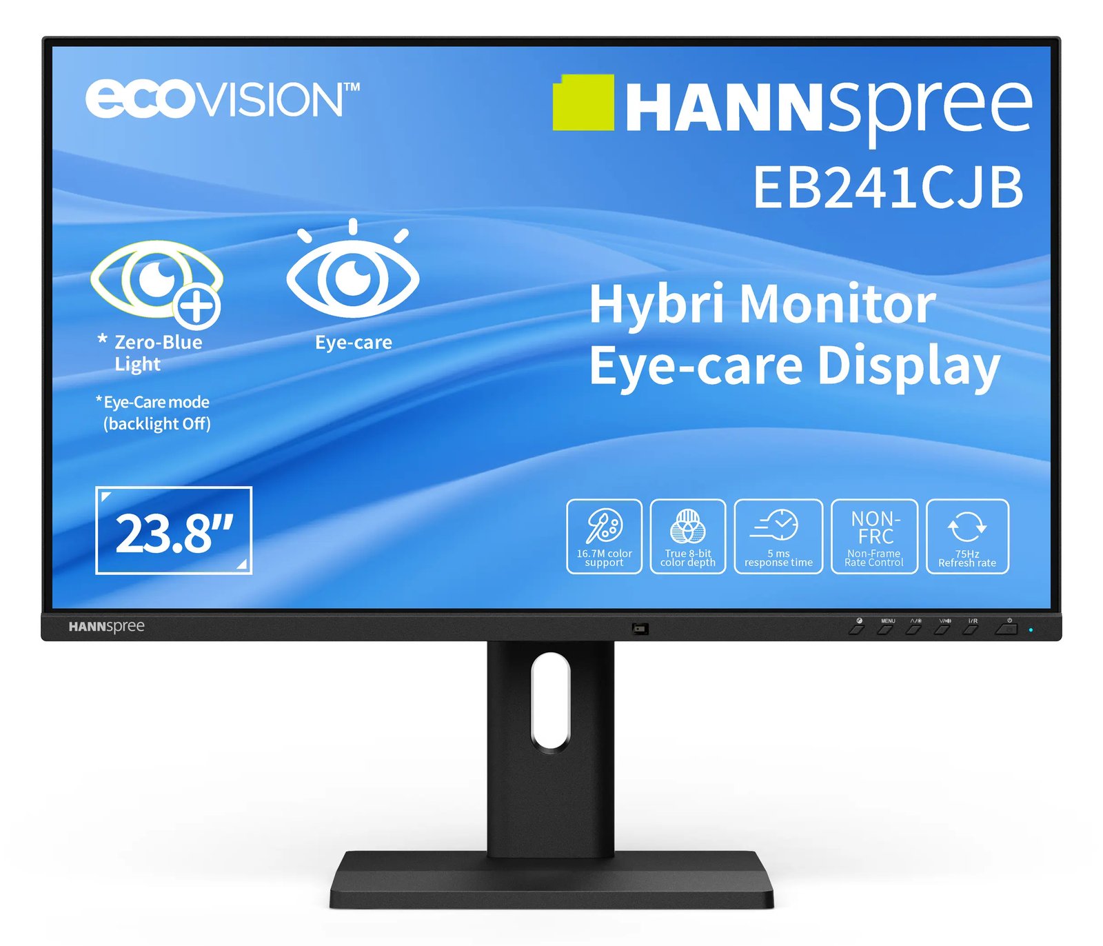 Hannspree 60.4cm 23.8 EB241CJB 16 9 Hybri HDMI+DP+USB