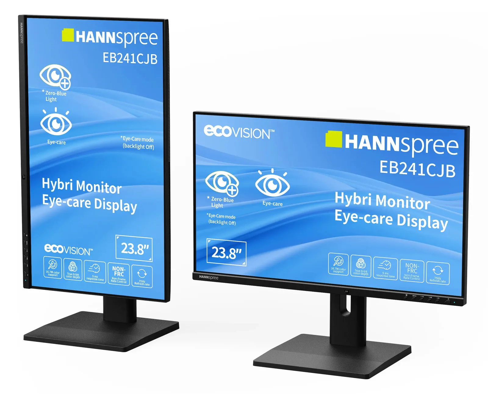 Hannspree 60.4cm 23.8 EB241CJB 16 9 Hybri HDMI+DP+USB, Ansicht 2
