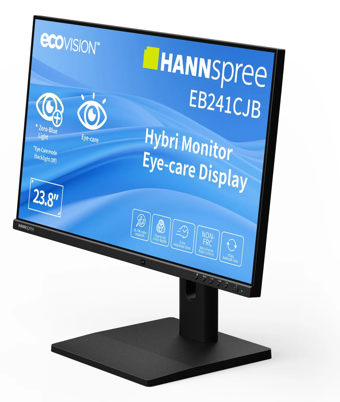 Hannspree 60.4cm 23.8 EB241CJB 16 9 Hybri HDMI+DP+USB, Ansicht 3