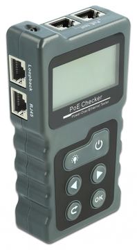 Delock LCD Cable Tester RJ45 / PoE / DC - Netzwerktester-Set von LumaTech