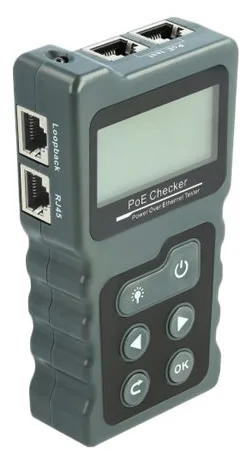 Delock LCD Cable Tester RJ45 / PoE / DC - Netzwerktester-Set, Ansicht 2