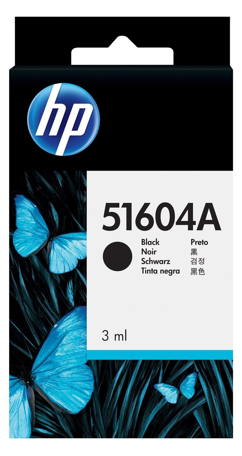 HP  3 ml - Schwarz - Original - Tintenpatrone
