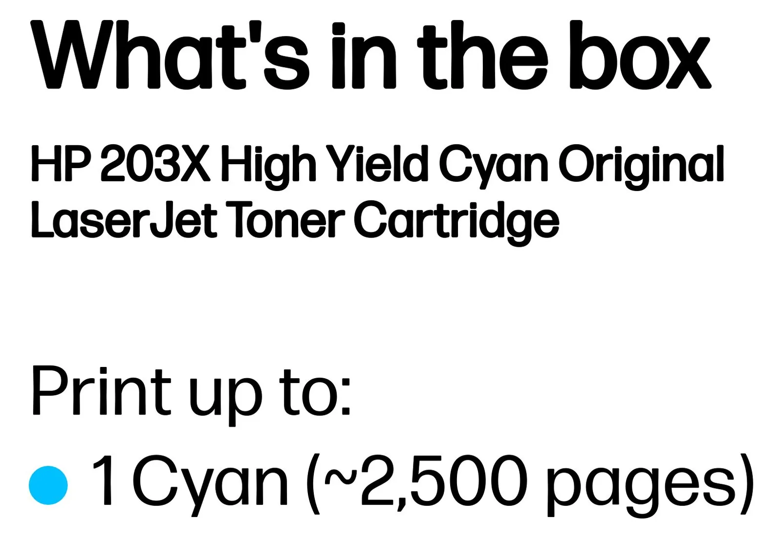 HP 203X - Hohe Ergiebigkeit - Cyan - Original - LaserJet - Tonerpatrone (CF541X), Ansicht 4