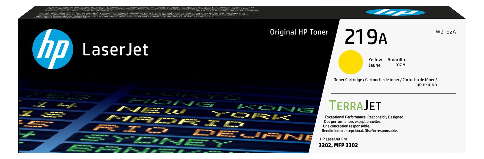 HP 219A Yellow Original LaserJet Toner Cartridge von LumaTech