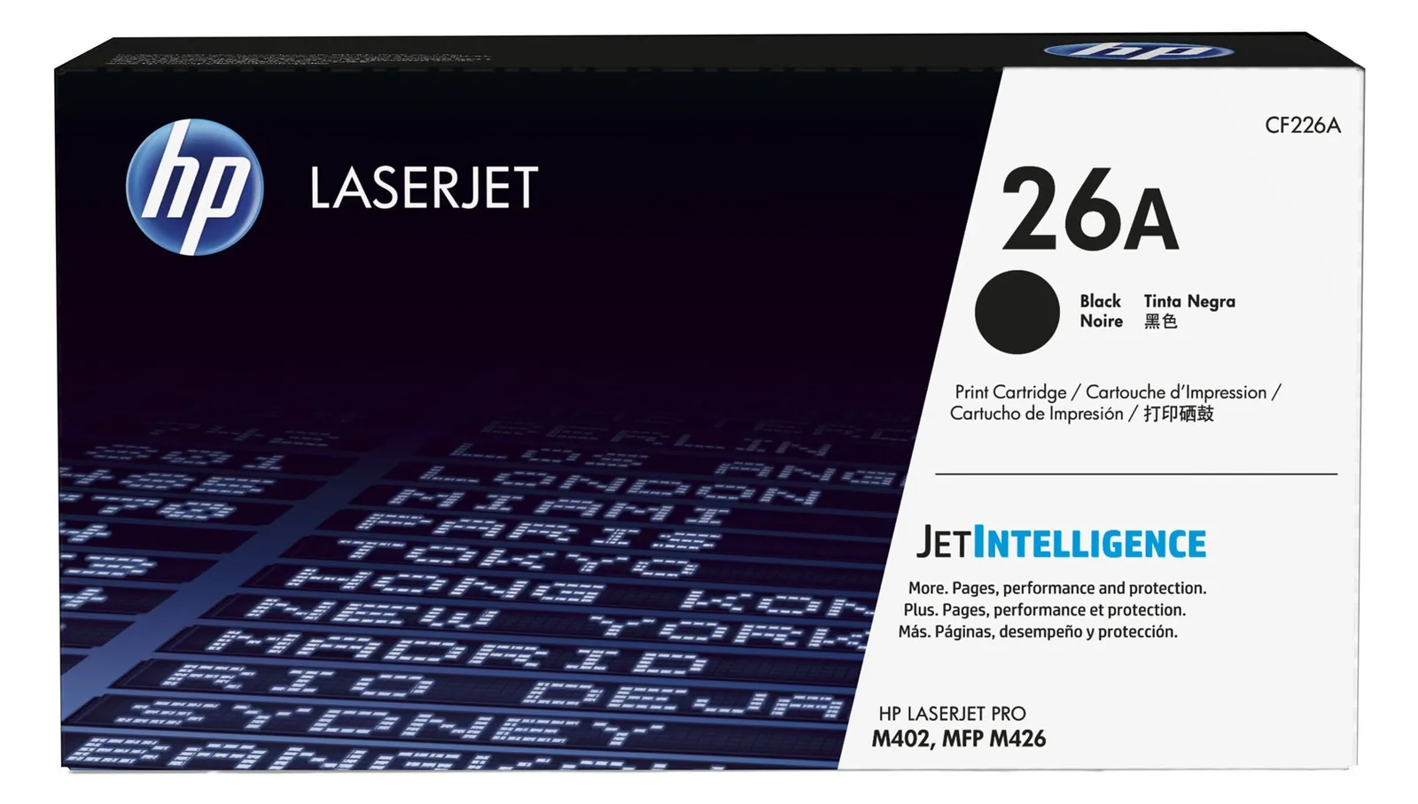 HP 26A - Schwarz - Original - LaserJet - Tonerpatrone (CF226A), Ansicht 3