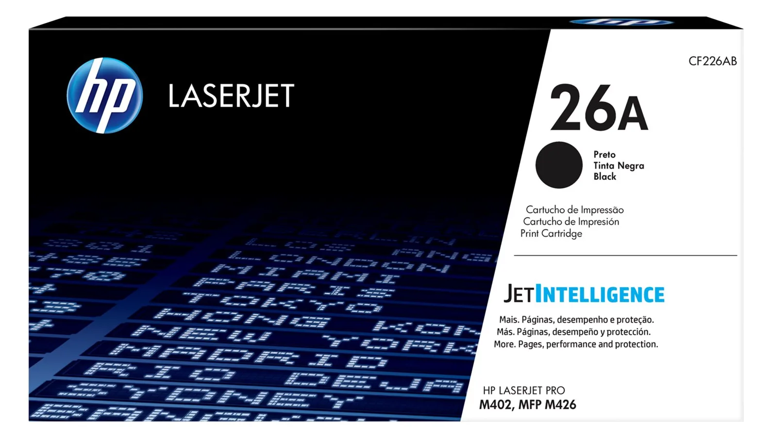 HP 26A - Schwarz - Original - LaserJet - Tonerpatrone (CF226A), Ansicht 4