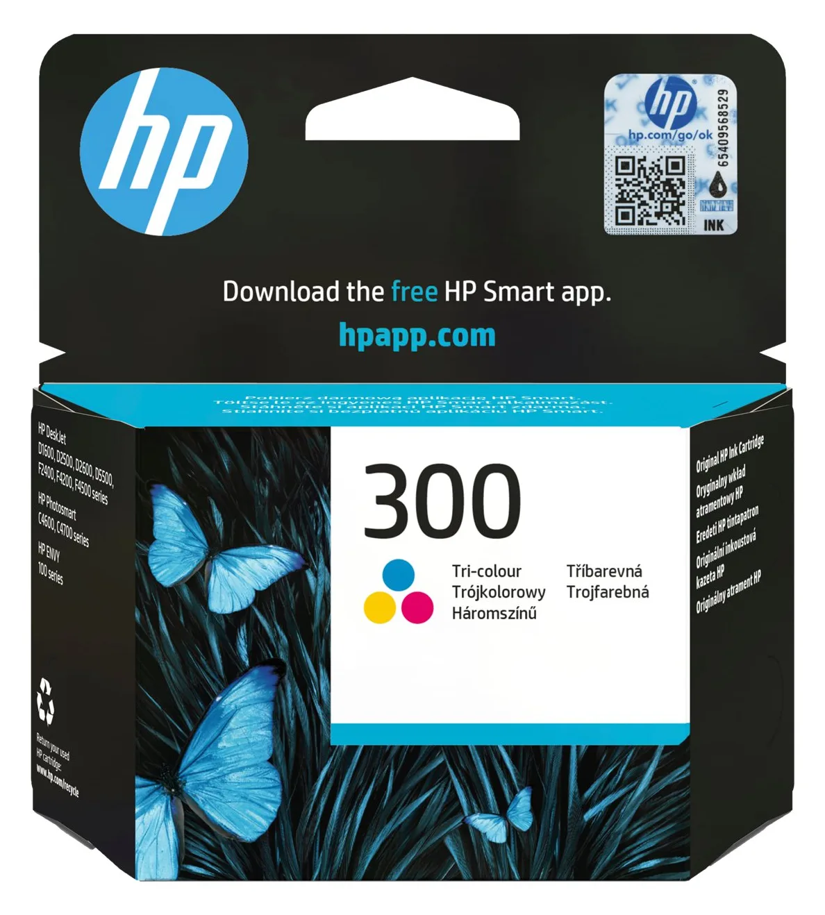 HP 300 - 4 ml - Farbe (Cyan, Magenta, Gelb) - Original, Ansicht 3