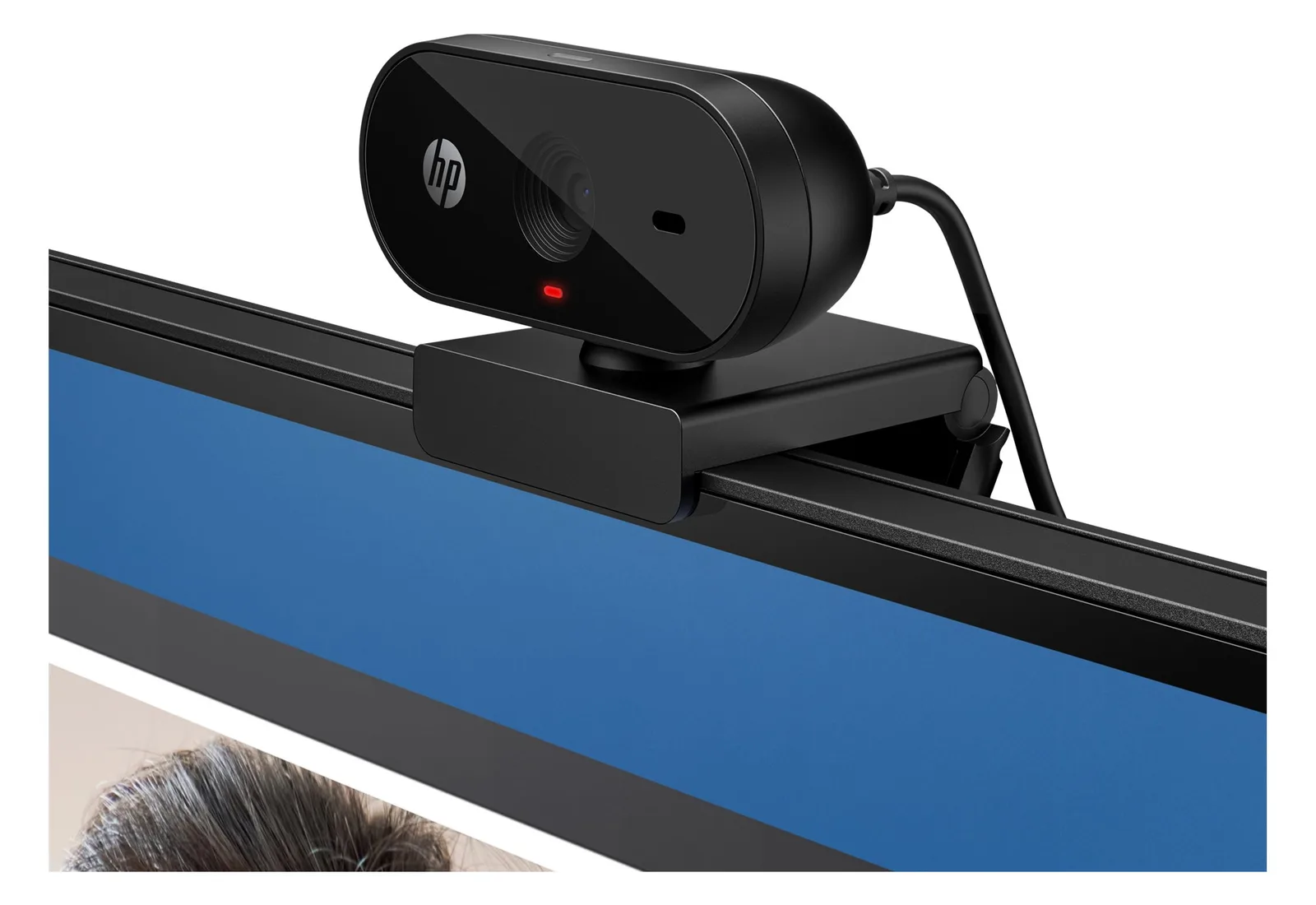 HP 320 - Webcam - Farbe - 1920 x 1080 - USB, Ansicht 3