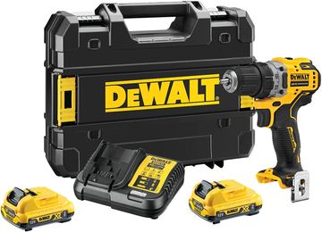 DeWalt DCD701D2 Akku-Bohrschrauber inkl. Koffer + 2 Akkus 2.0Ah von LumaTech