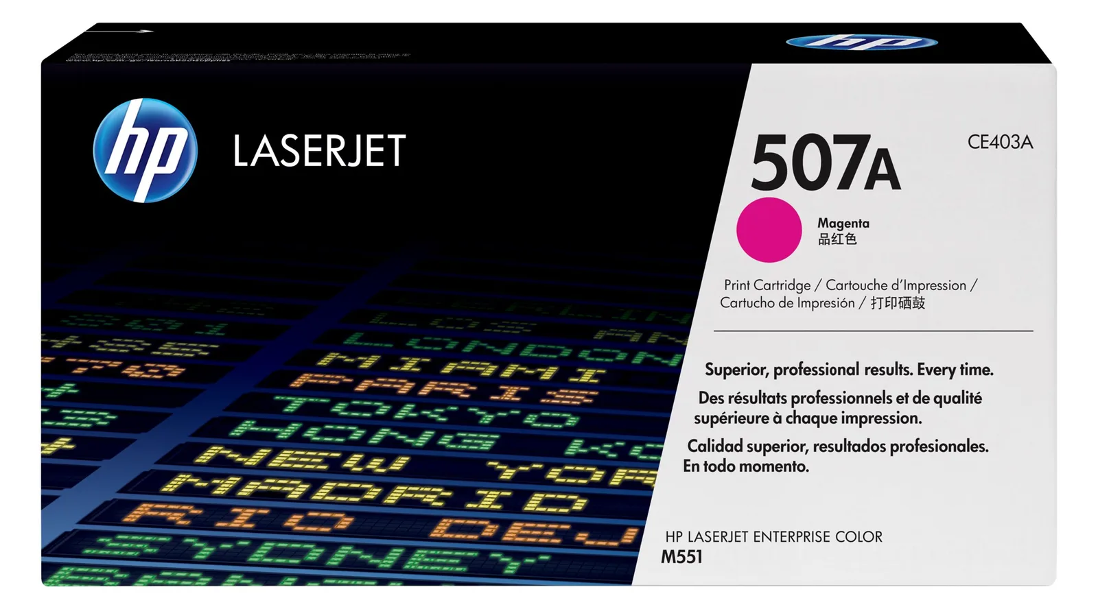 HP 507A - Magenta - original - LaserJet - Tonerpatrone (CE403A), Ansicht 3