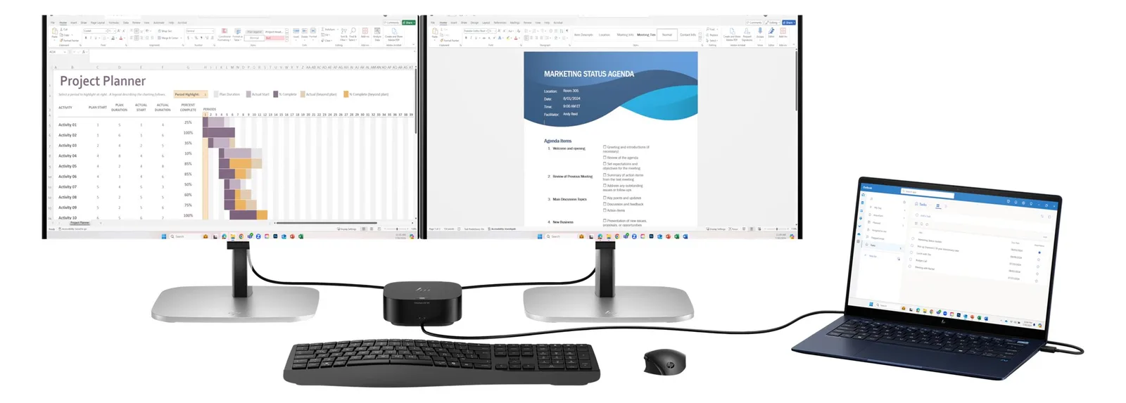 HP 524pn - Series 5 Pro - LED-Monitor - 61 cm (24) - 197961404999, Ansicht 2