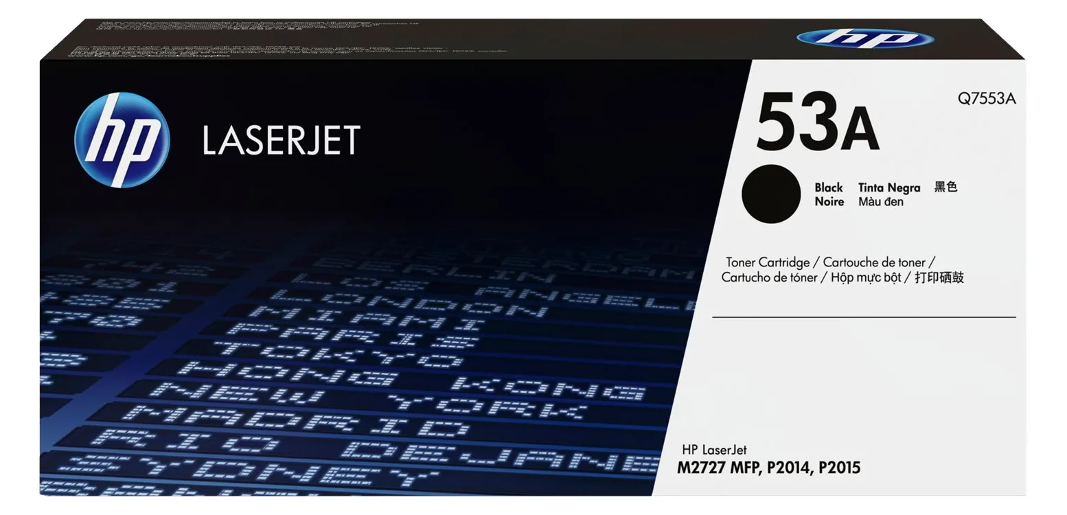 HP 53A - Schwarz - Original - LaserJet - Tonerpatrone (Q7553A), Ansicht 2