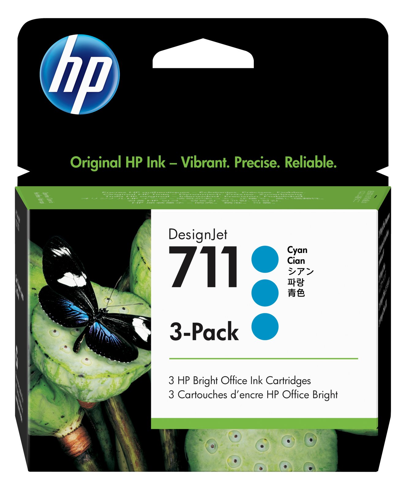 HP 711 - 3er-Pack - 29 ml - Cyan - Original - DesignJet von LumaTech