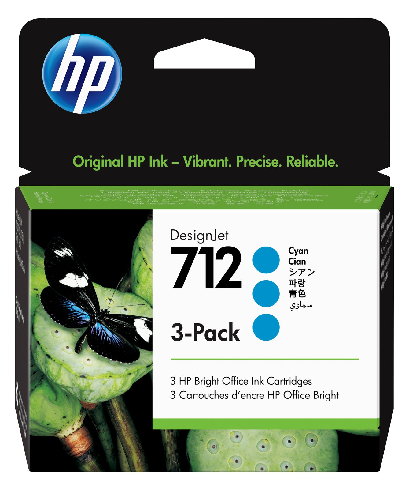 HP 712 - 3er-Pack - 29 ml - Cyan - Original - DesignJet von LumaTech