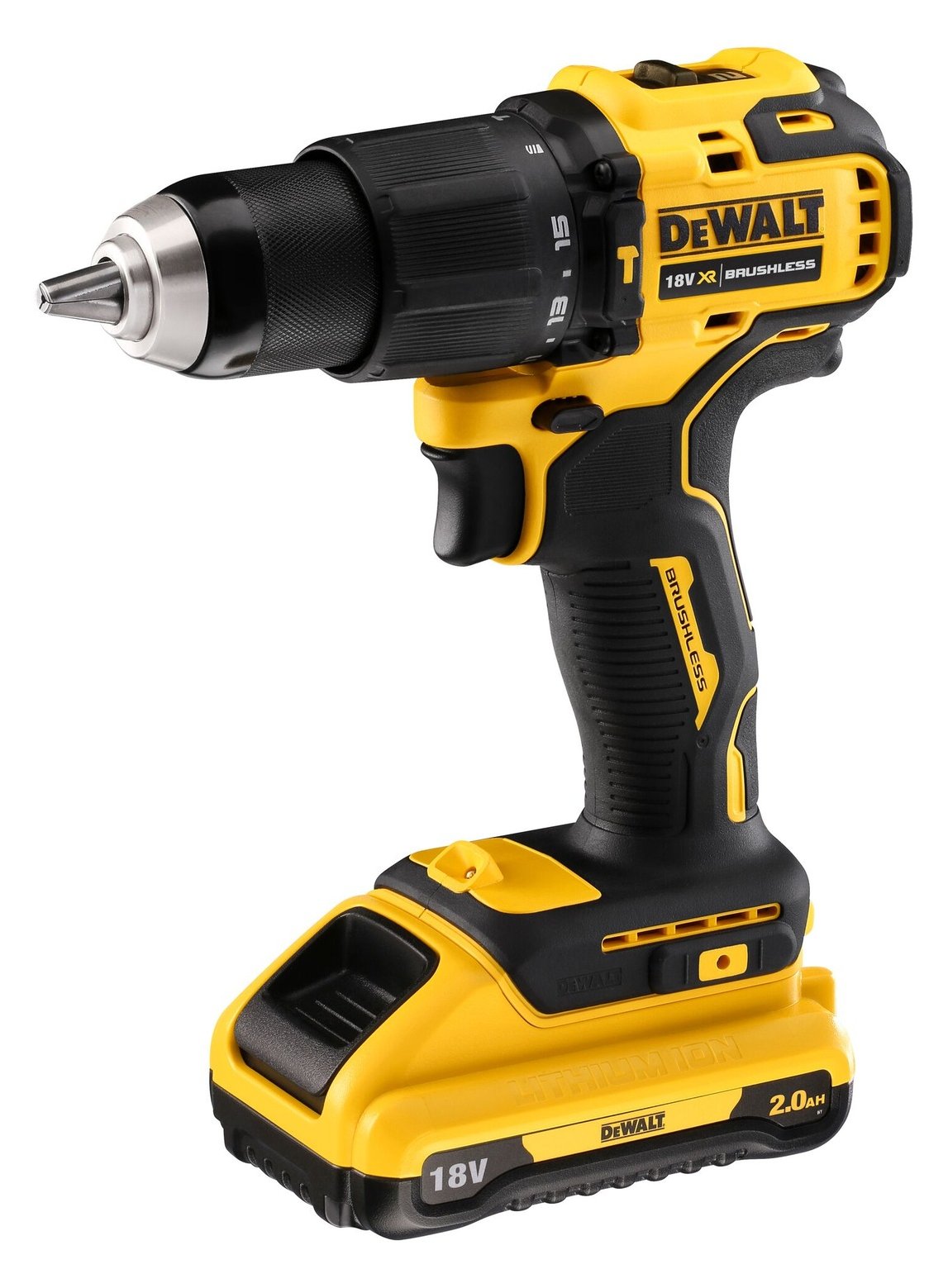 DeWalt DCD709D2T Akku-Schlagbohrschrauber inkl. Koffer + 2 Akkus 2.0Ah