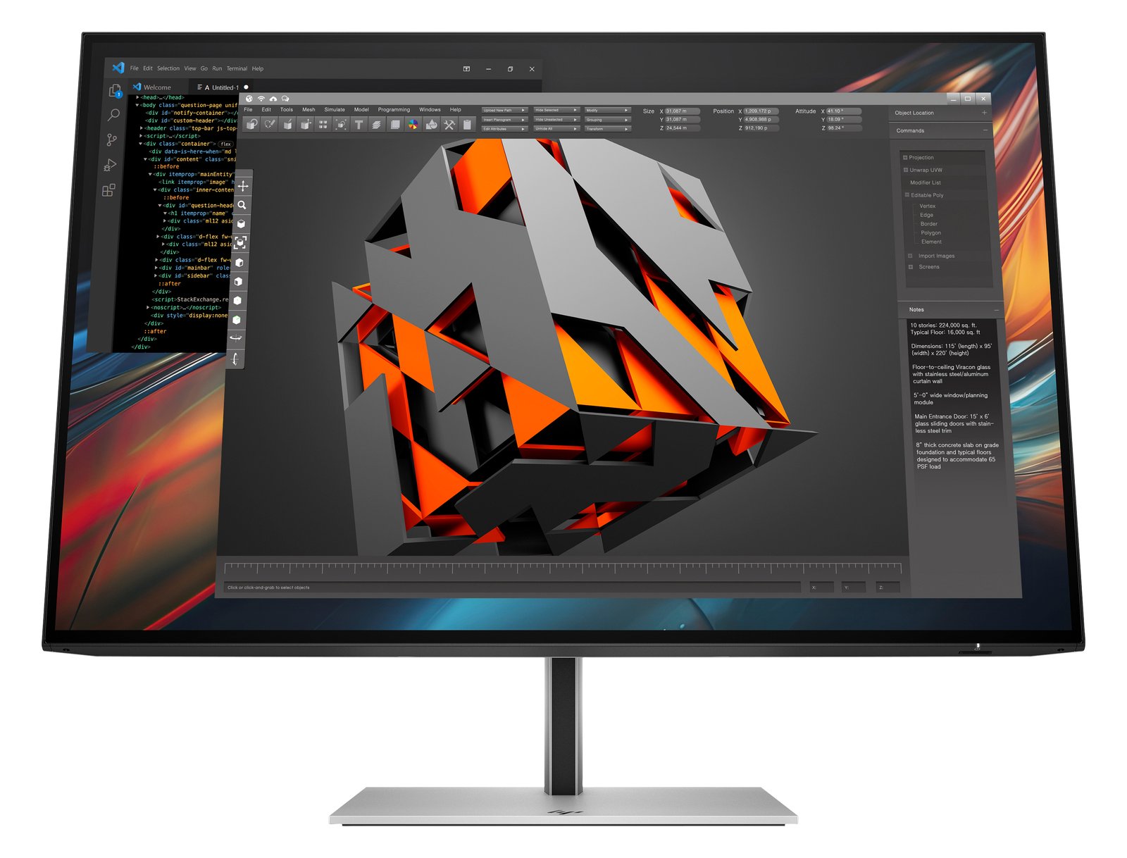HP 724pu - Series 7 Pro - LED-Monitor - 61 cm (24) von LumaTech