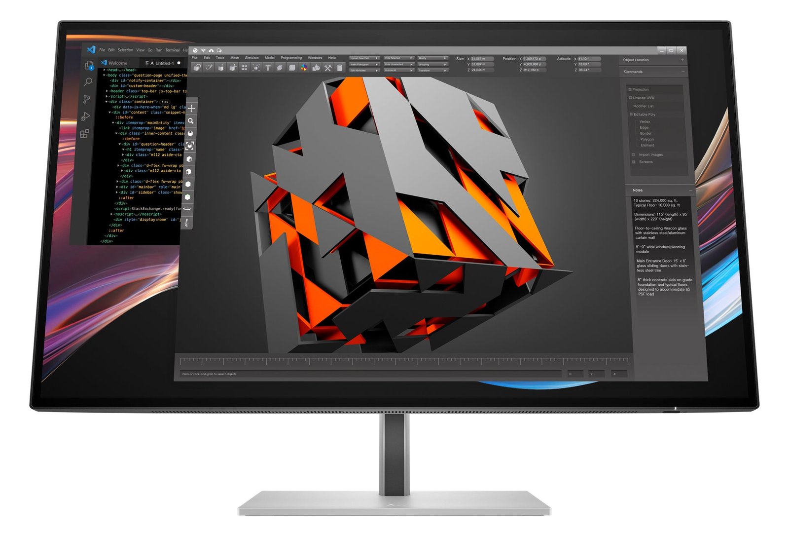 HP 727pk - Series 7 Pro - LED-Monitor - 68.6 cm (27)