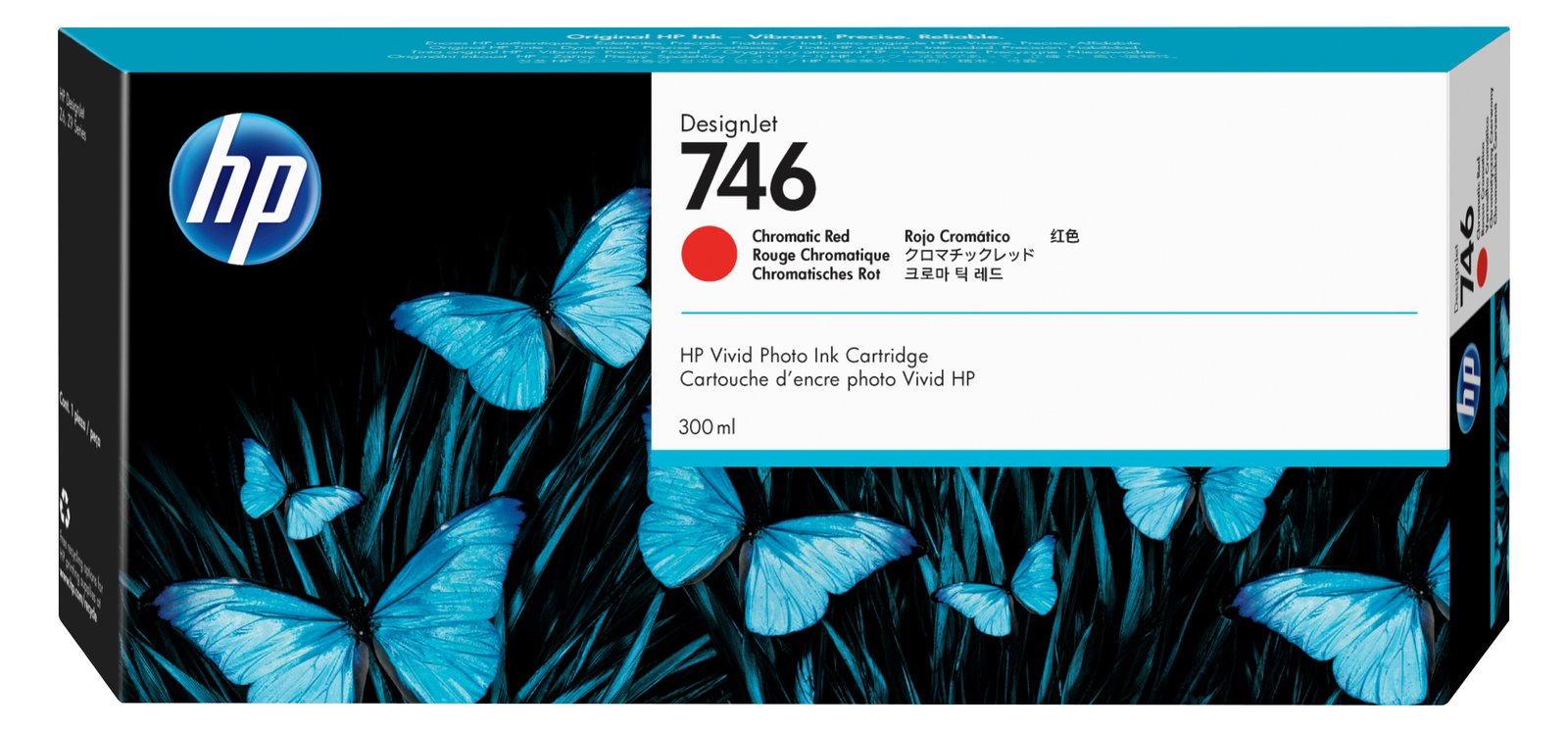 HP 746 - 300 ml - Chromatic Red - Original - DesignJet von LumaTech