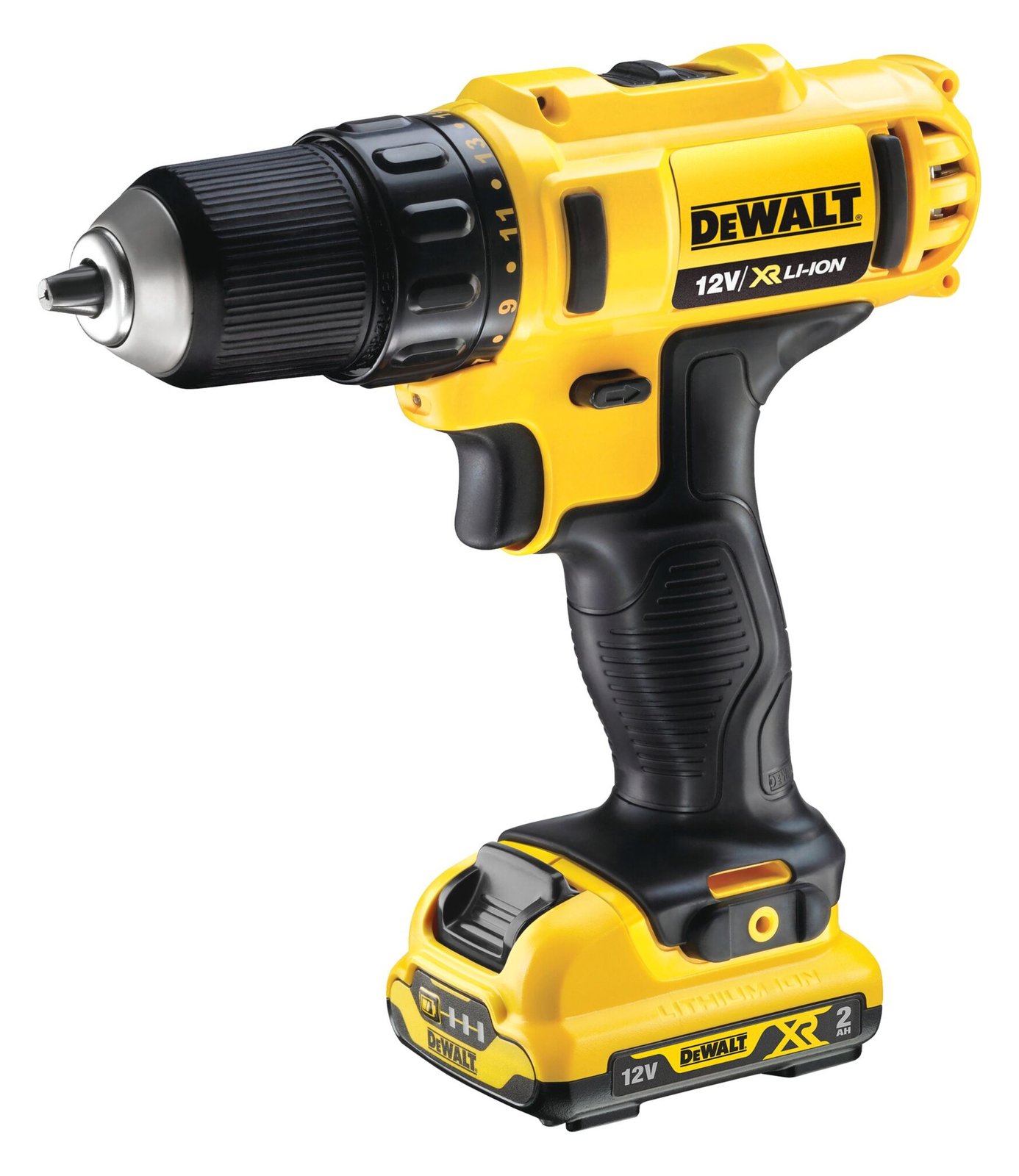 DeWalt DCD710D2 Akku-Bohrschrauber inkl. Koffer + 2 Akkus 2.0Ah
