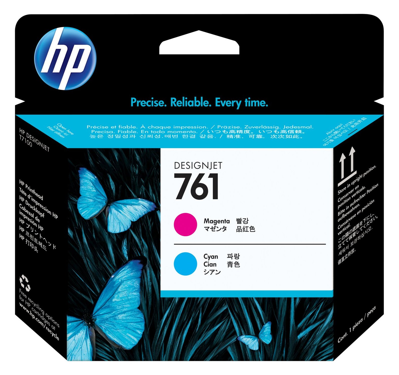 HP 761 - Cyan, Magenta - Druckkopf - für DesignJet T7100