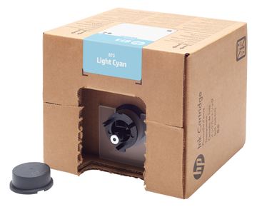 HP 873 - 3 L - hell Cyan - original - Latex - Tintenpatrone von LumaTech