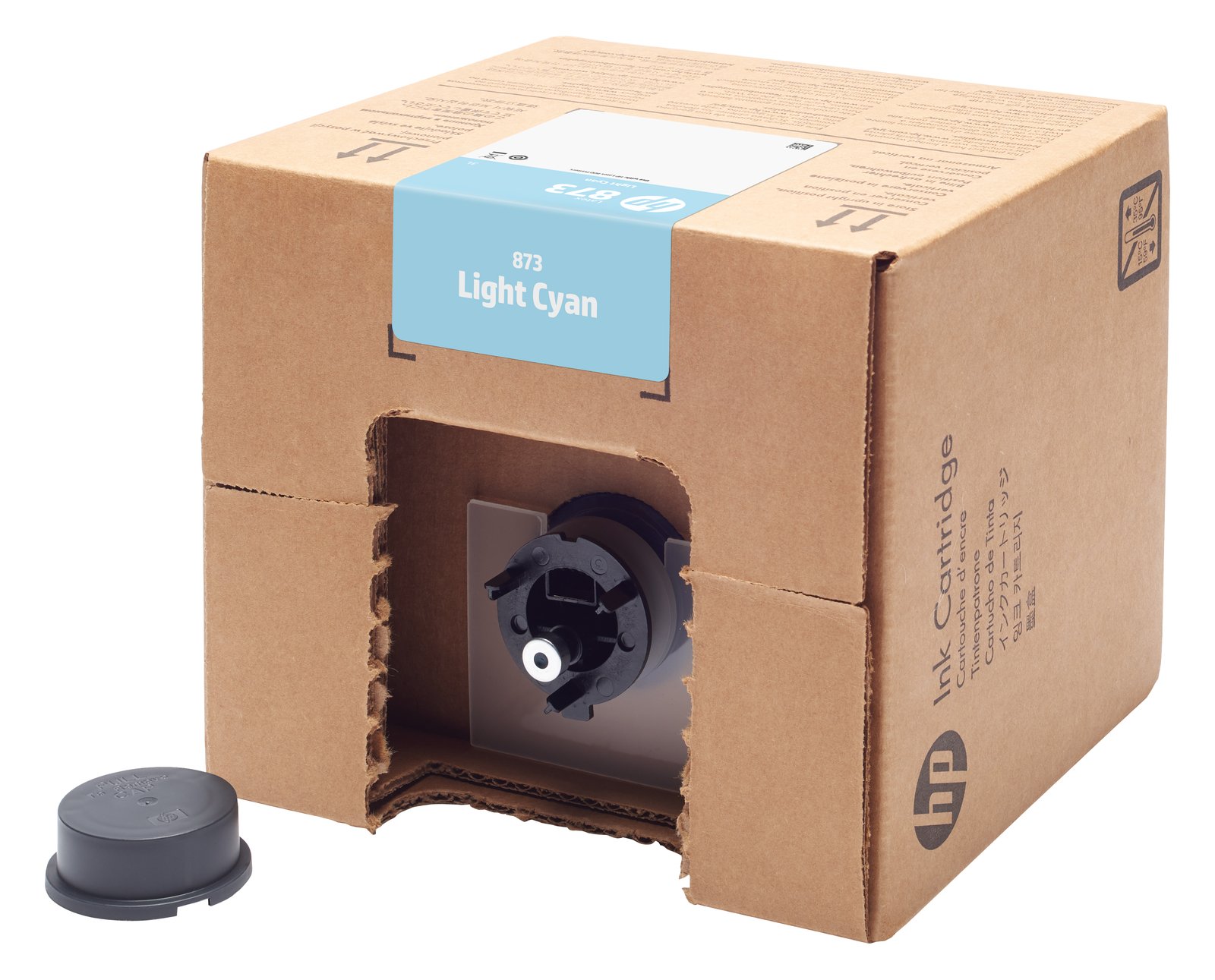HP 873 - 3 L - hell Cyan - original - Latex - Tintenpatrone von LumaTech