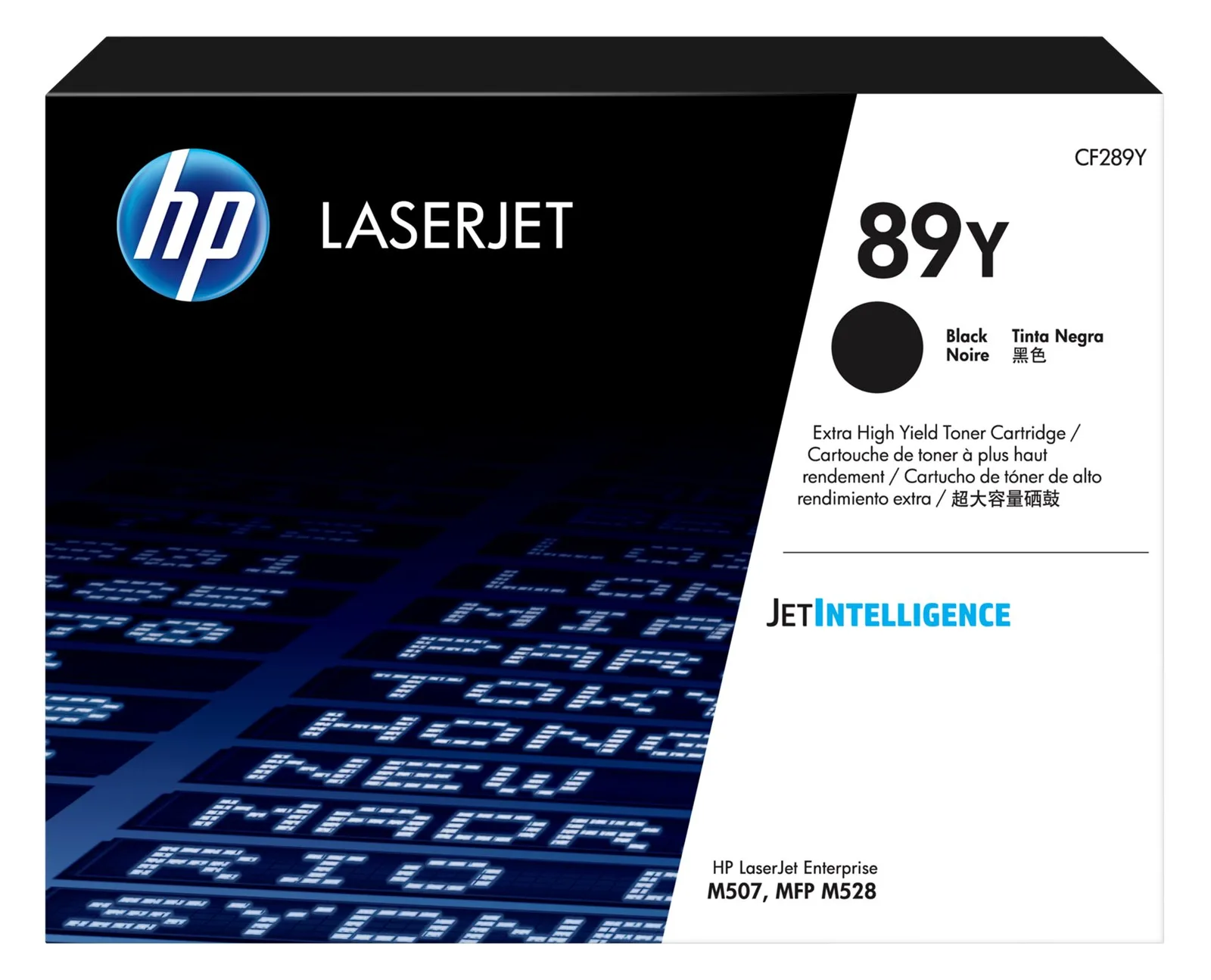 HP 89Y - Mit hoher Kapazität - Schwarz - Original - LaserJet - Tonerpatrone (CF289Y), Ansicht 3