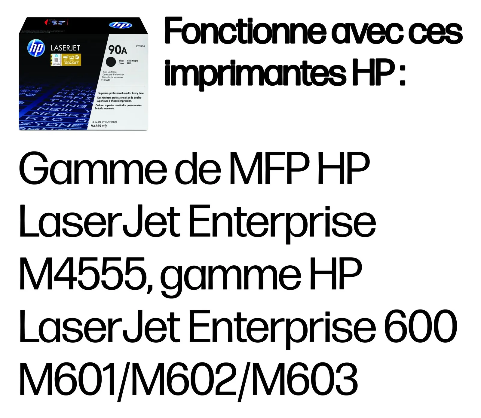 HP 90A - Schwarz - Original - LaserJet - Tonerpatrone (CE390A), Ansicht 2