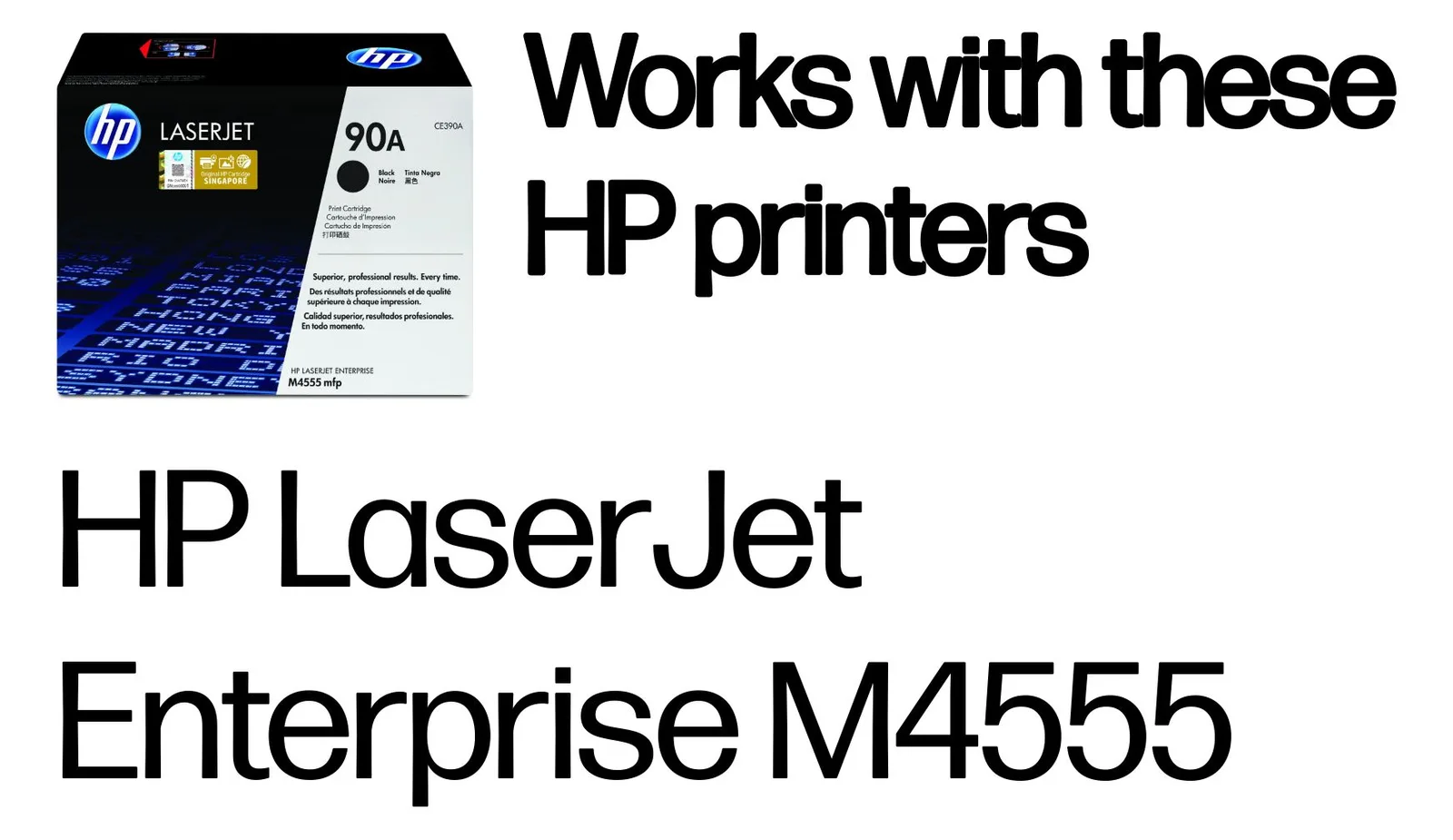 HP 90A - Schwarz - Original - LaserJet - Tonerpatrone (CE390A), Ansicht 3