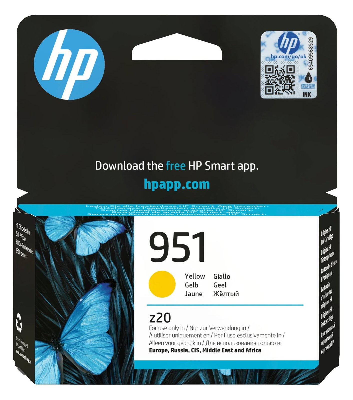 HP 951 - 8 ml - Gelb - Original - Tintenpatrone von LumaTech
