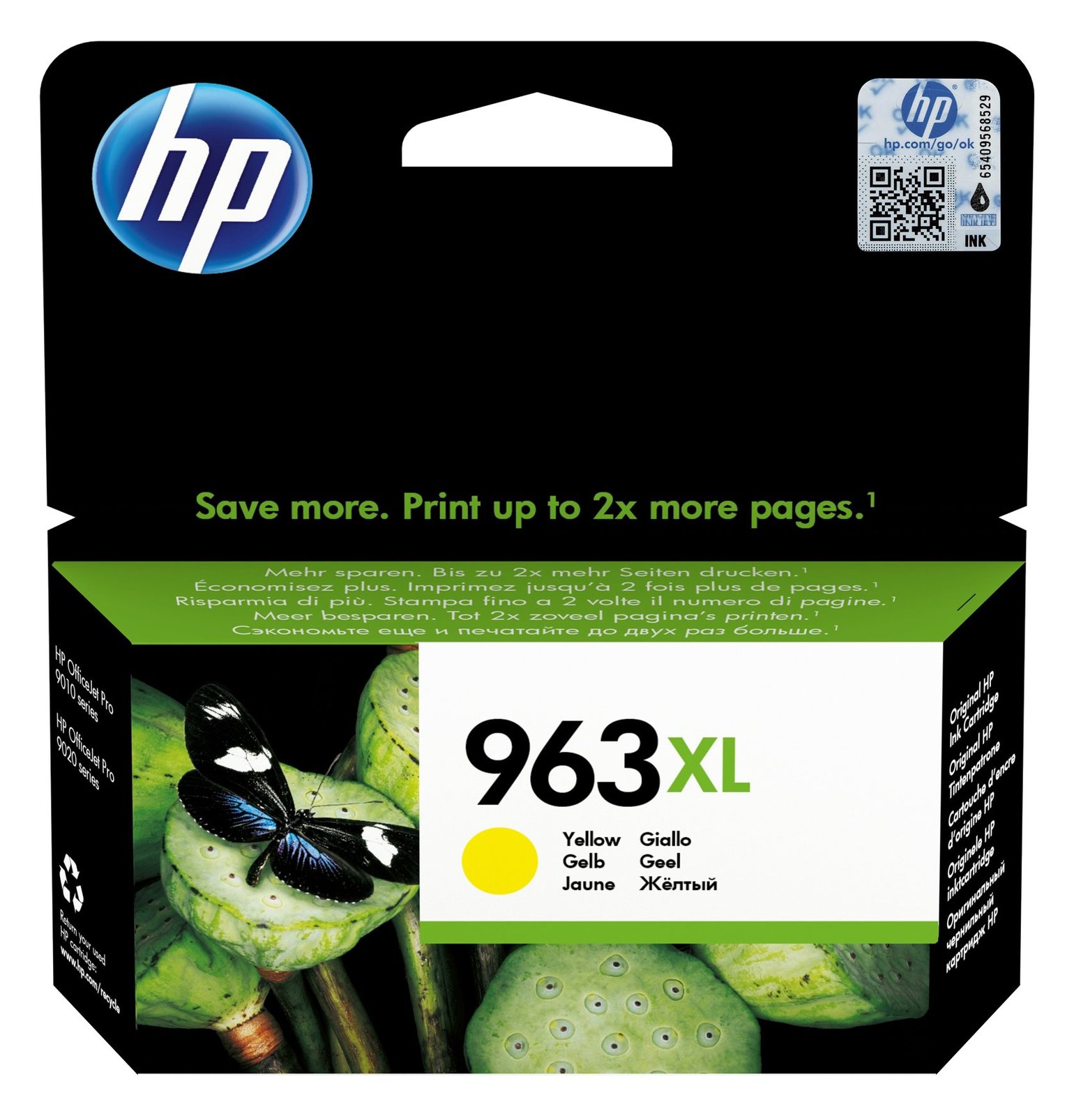 HP 963XL - 22.92 ml - Hohe Ergiebigkeit - Gelb von LumaTech