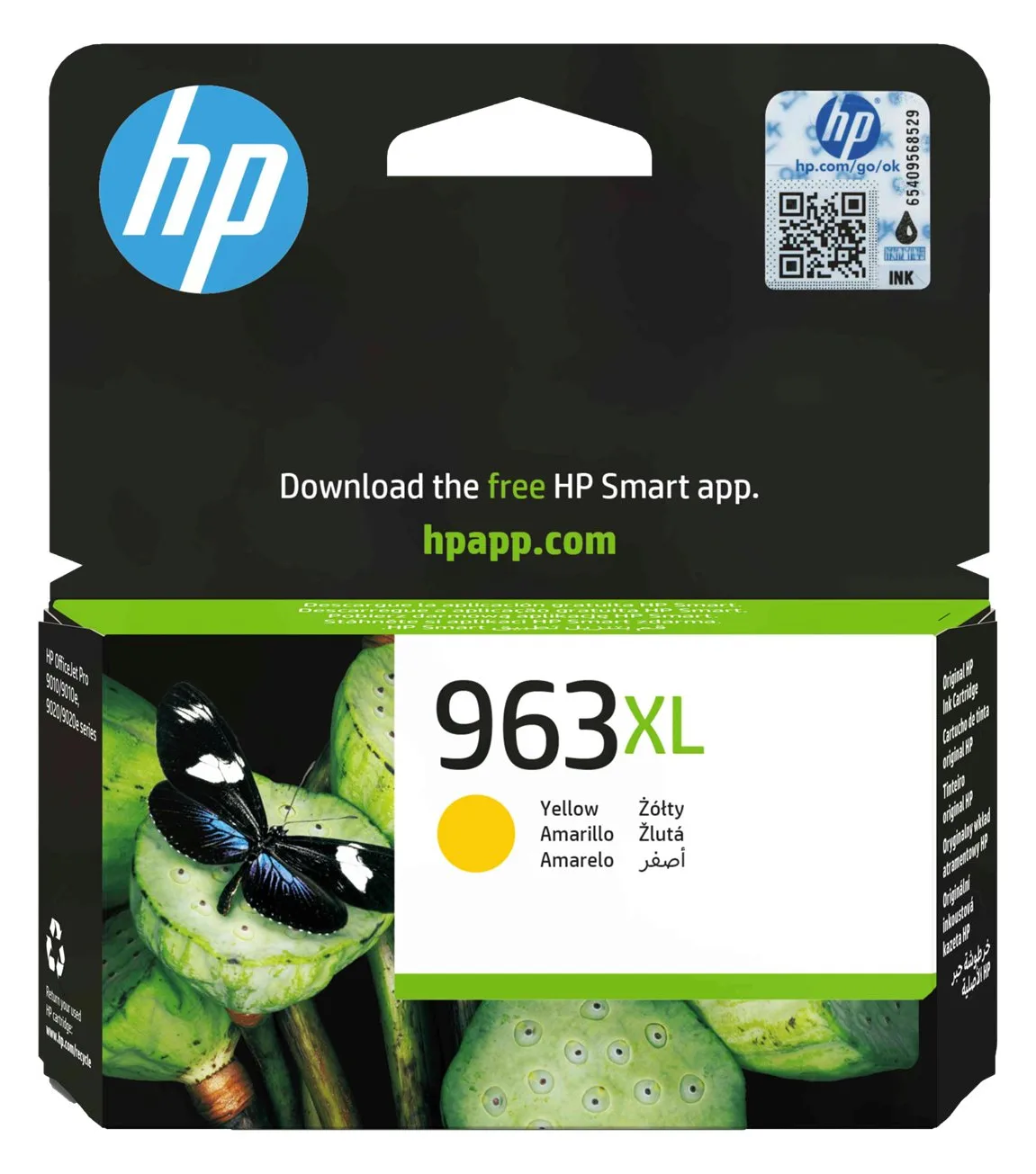 HP 963XL - 22.92 ml - Hohe Ergiebigkeit - Gelb - Gelb, Ansicht 2