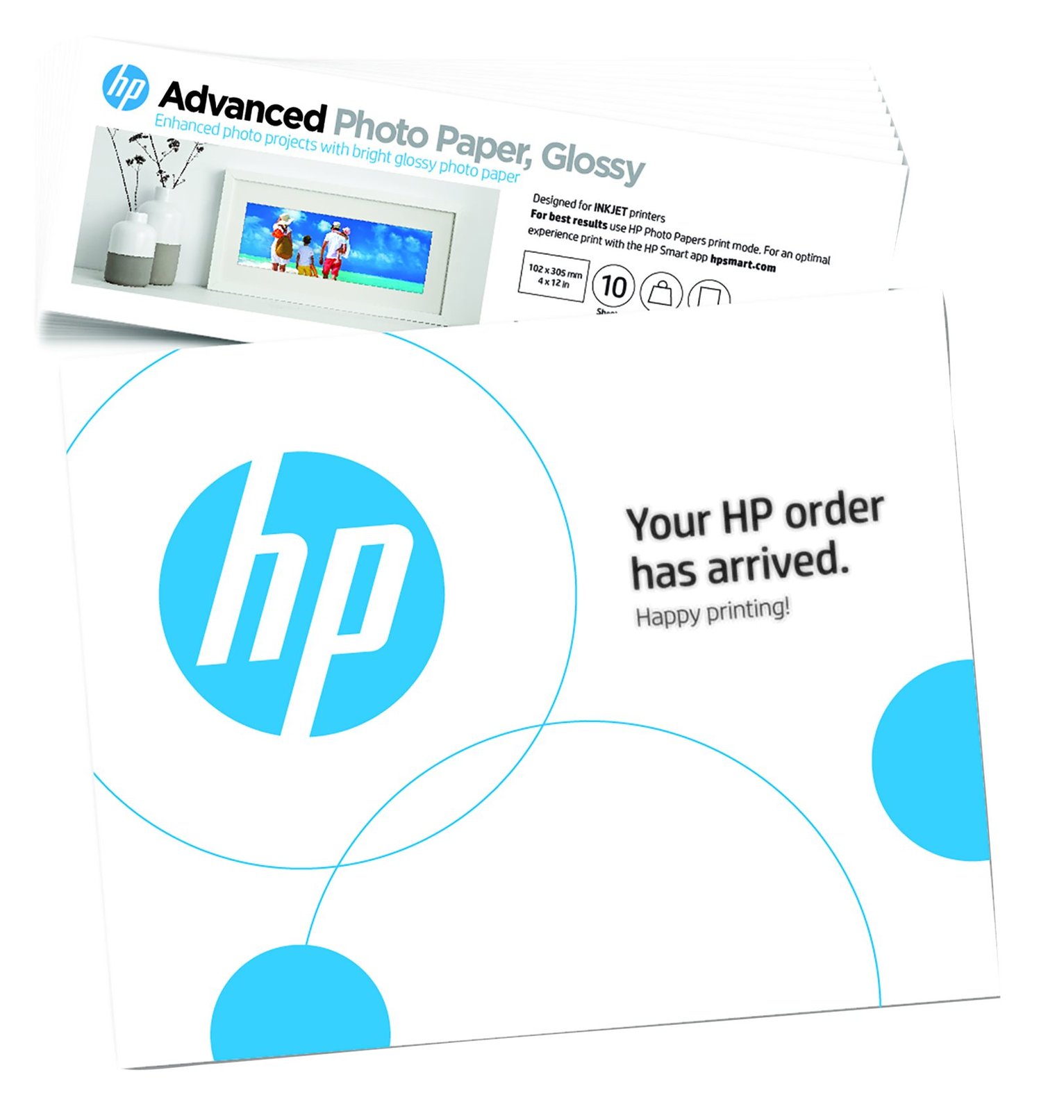 HP Advanced - Glänzend - 10,5 mil - 102 x 305 mm