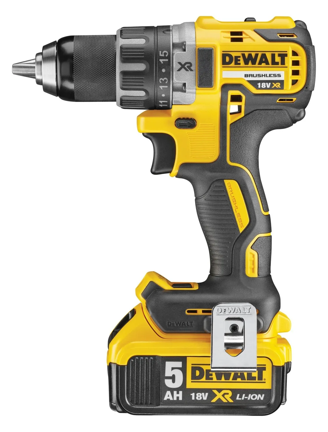 DeWalt DCD791P2 Akku-Bohrschrauber inkl. Koffer + 2 Akkus 5.0Ah, Ansicht 3